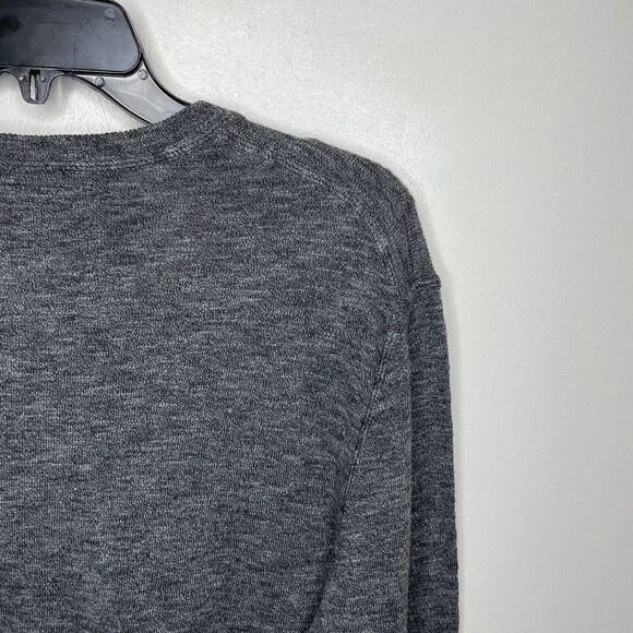 AMERICAN EAGLE Sweater Mens Medium Gray V-Neck Pullover NEW Cotton Athletic Fit - Picture 5 of 7